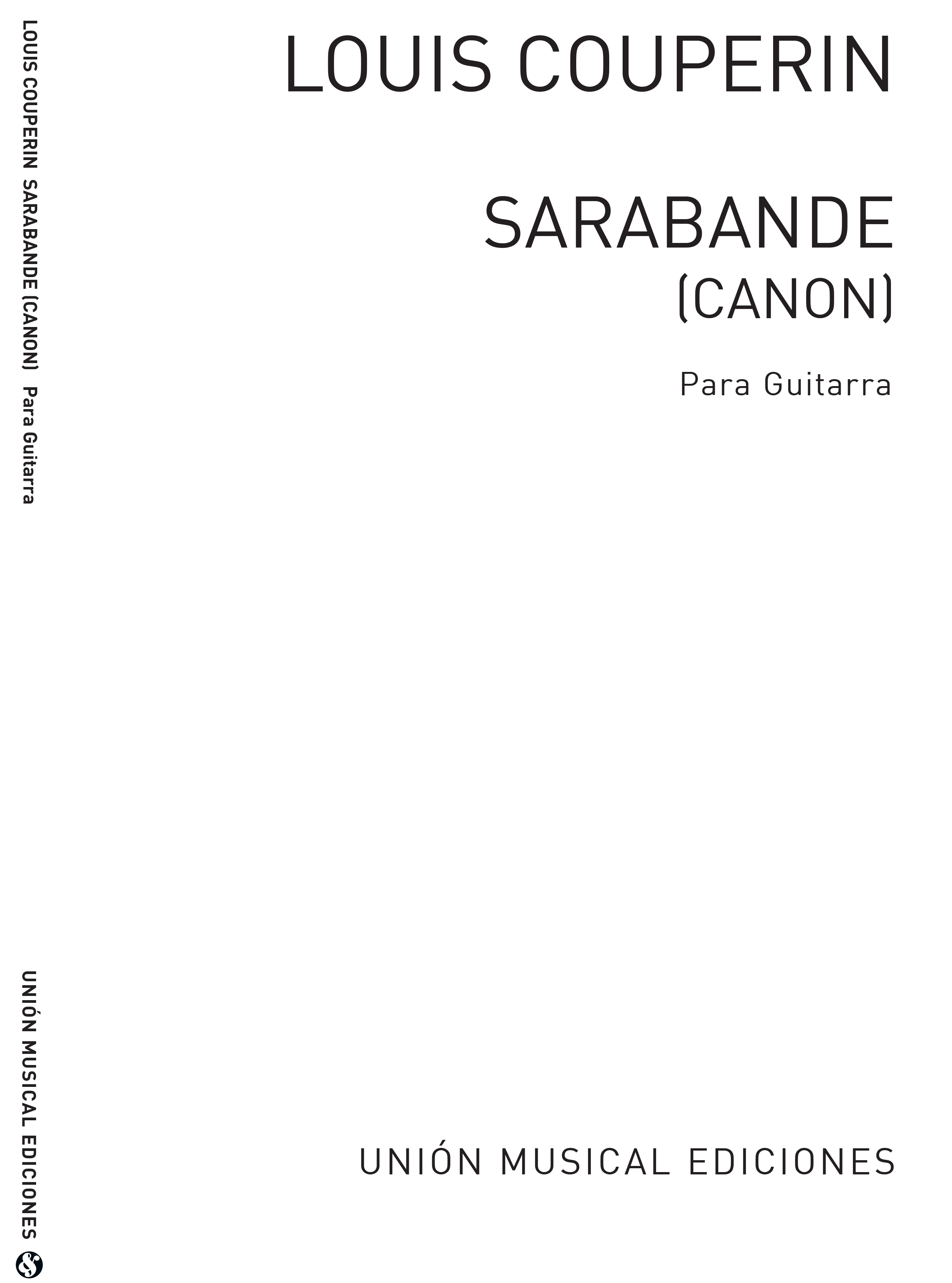 I. Couperin: Sarabande Canon: Guitar: Instrumental Work