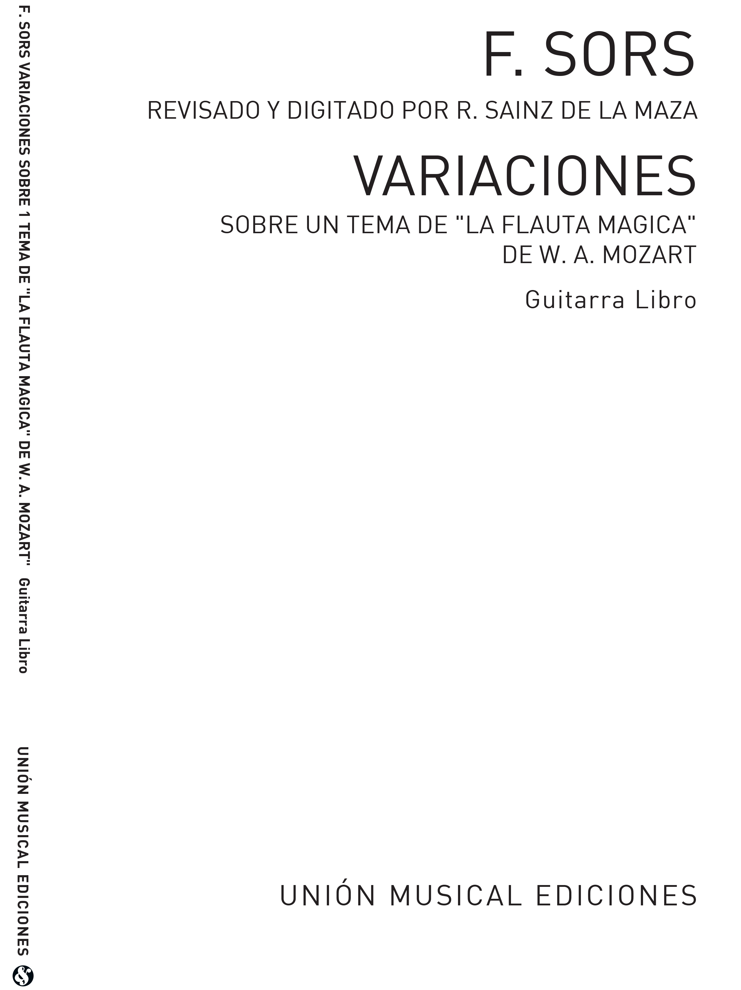 Fernando Sor Wolfgang Amadeus Mozart: Variations On A Theme Of Mozart (Magic