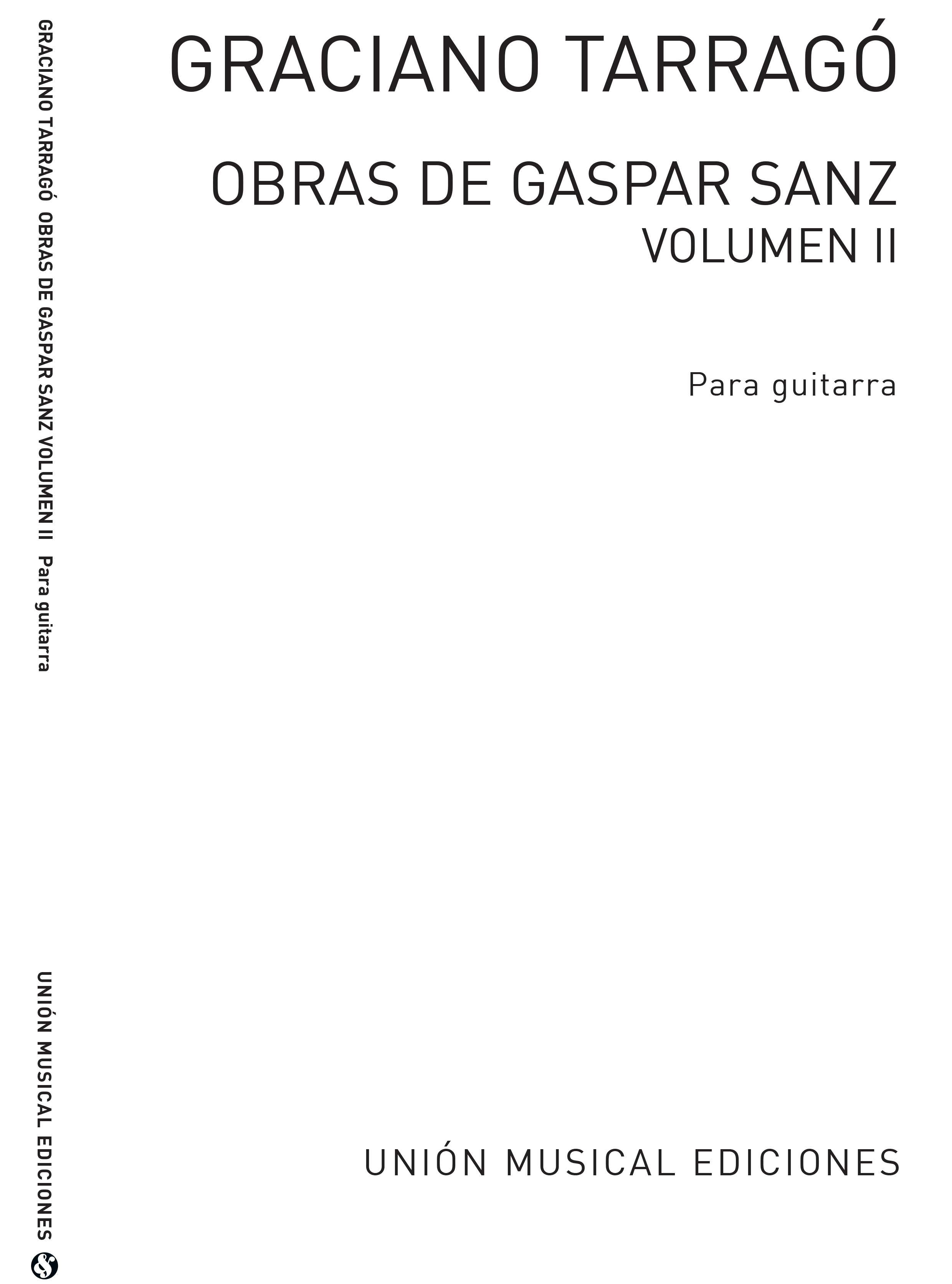 Gaspar Sanz: Obras De Gaspar Sanz Volume 2: Guitar: Instrumental Work