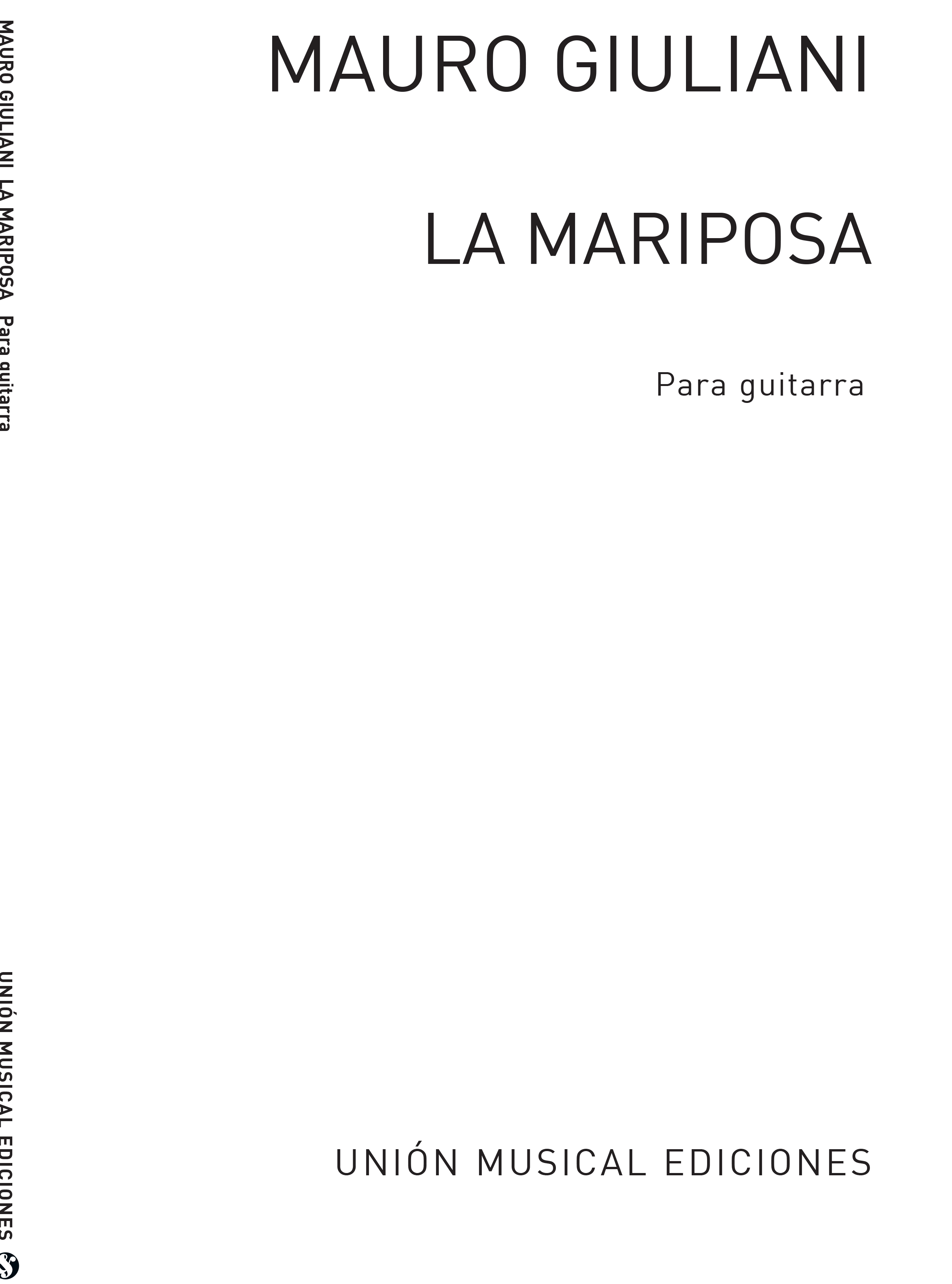 Mauro Giuliani: La Mariposa 32 Studies Op.30: Guitar: Study