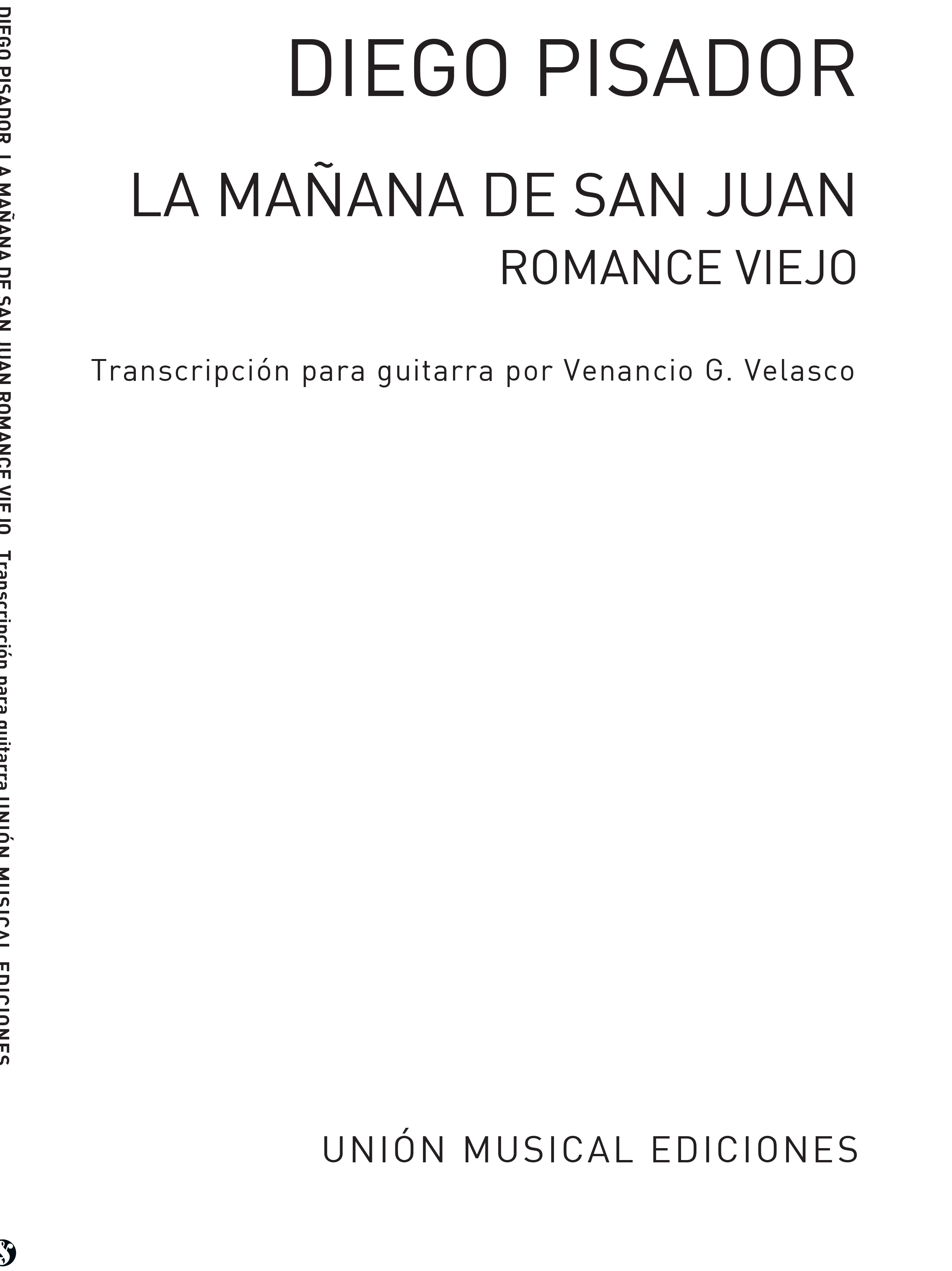 Diego Pisador: La Manana De San Juan Romance Viejo: Guitar: Instrumental Work
