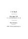 Johann Sebastian Bach: Preludio No.12 Clave Bien Temperado Volume 2: Guitar: