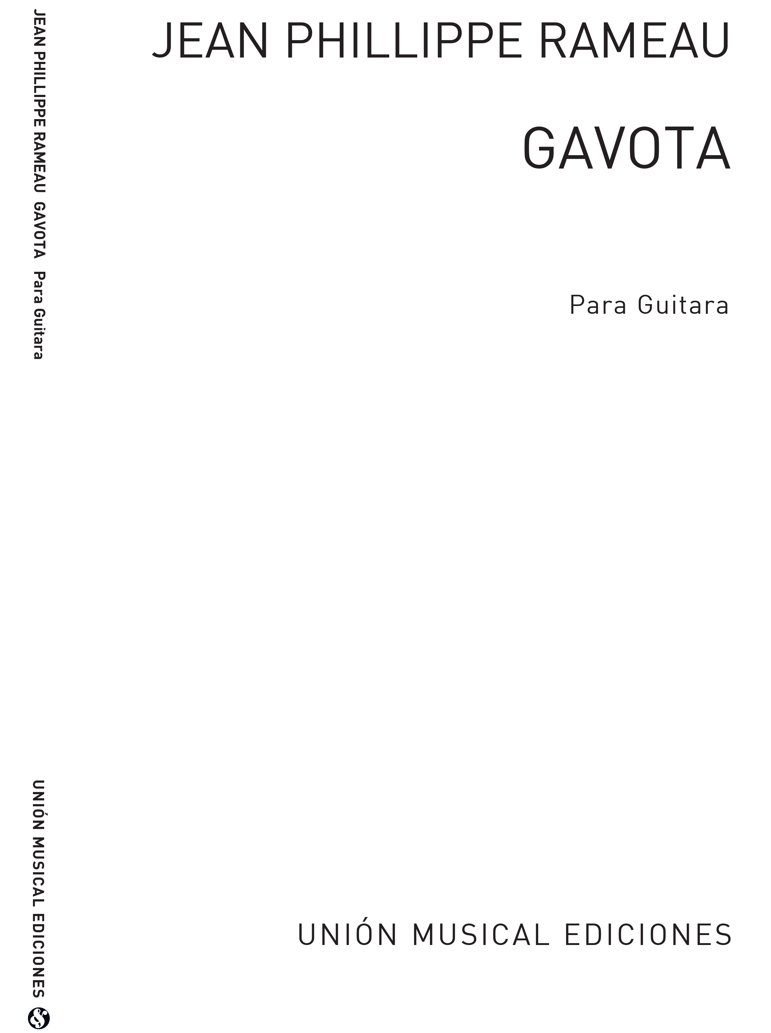 Jean-Philippe Rameau: Gavota: Guitar: Instrumental Work