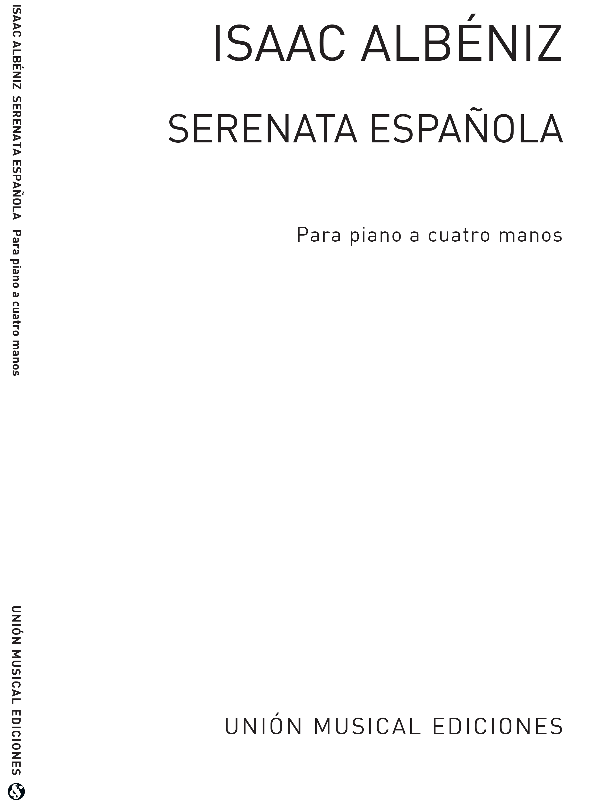 Isaac Albéniz: Serenata Espanola: Piano Duet: Instrumental Work