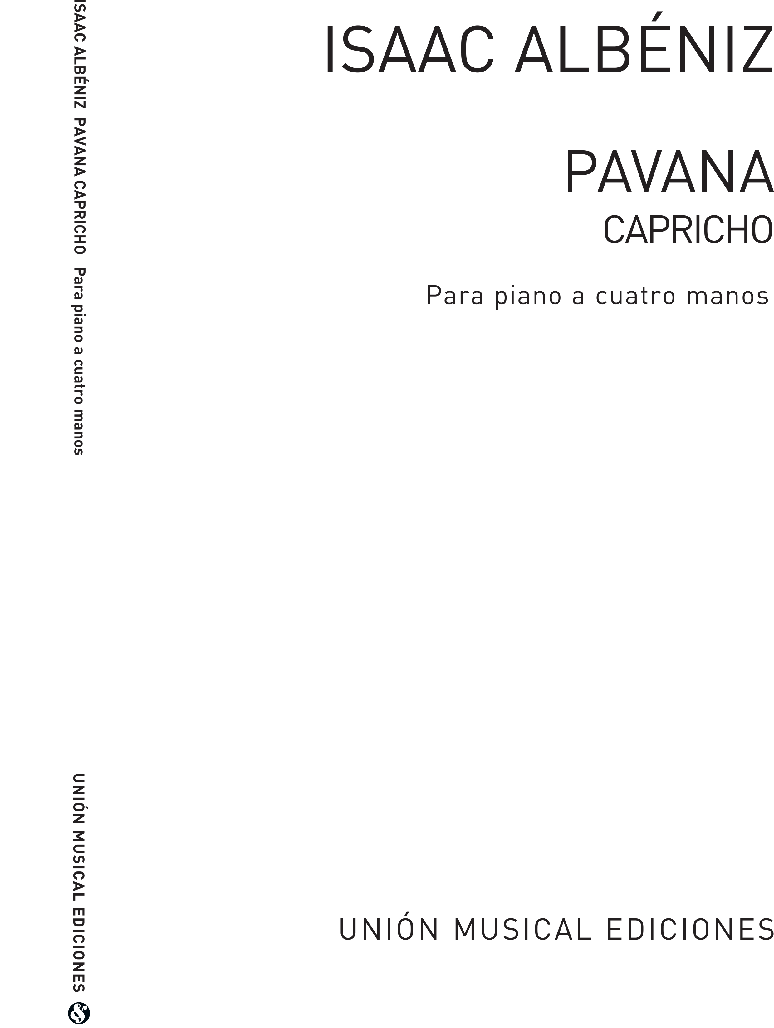 Isaac Albniz: Pavana Capricho Piano for 4 Hands: Piano Duet: Instrumental Work