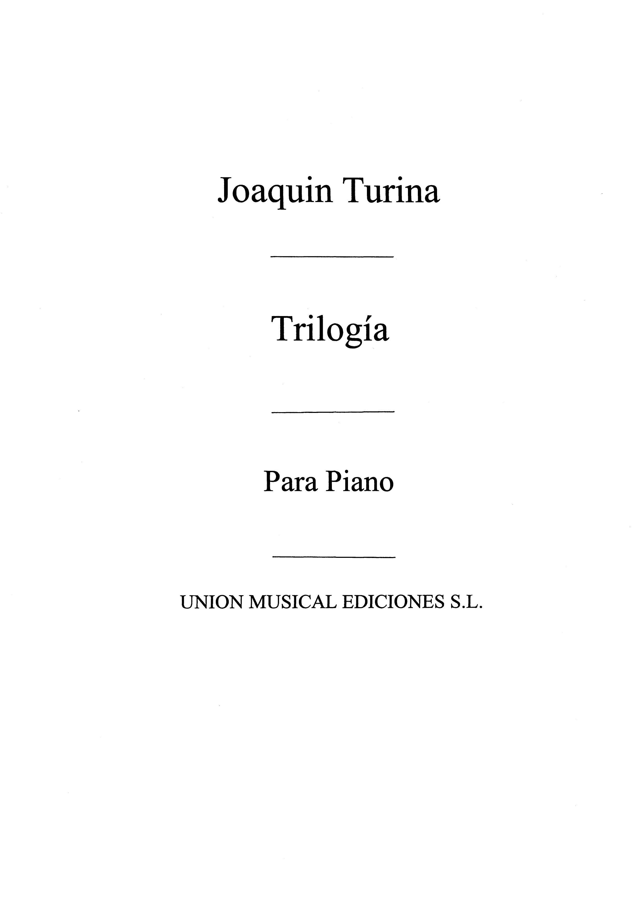 Joaquín Turina: Ofrenda Op.85 De Trilogia For Piano: Piano: Instrumental Work