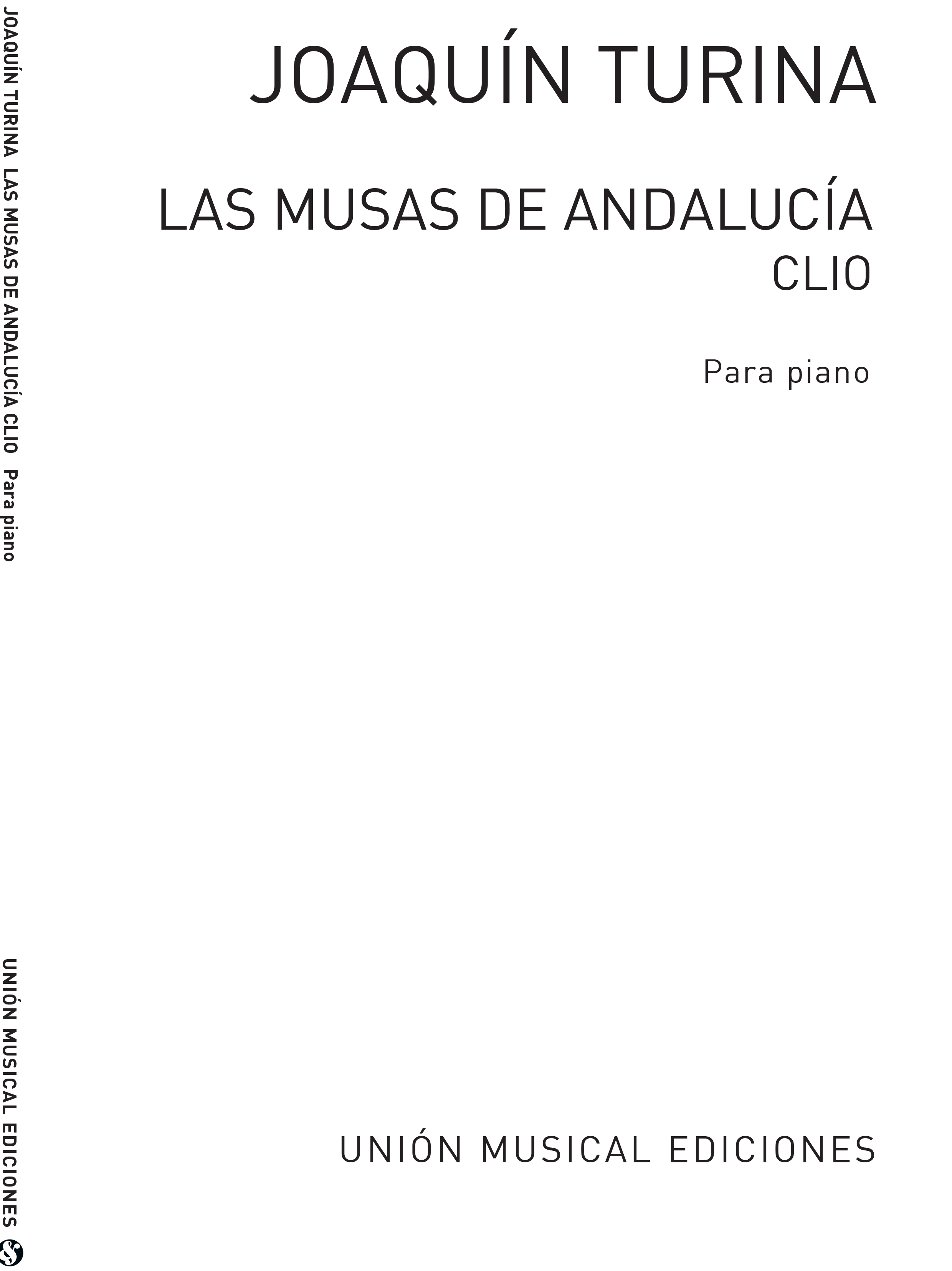 Joaquín Turina: Musas De Andalucia No.1 Piano: Piano: Instrumental Album