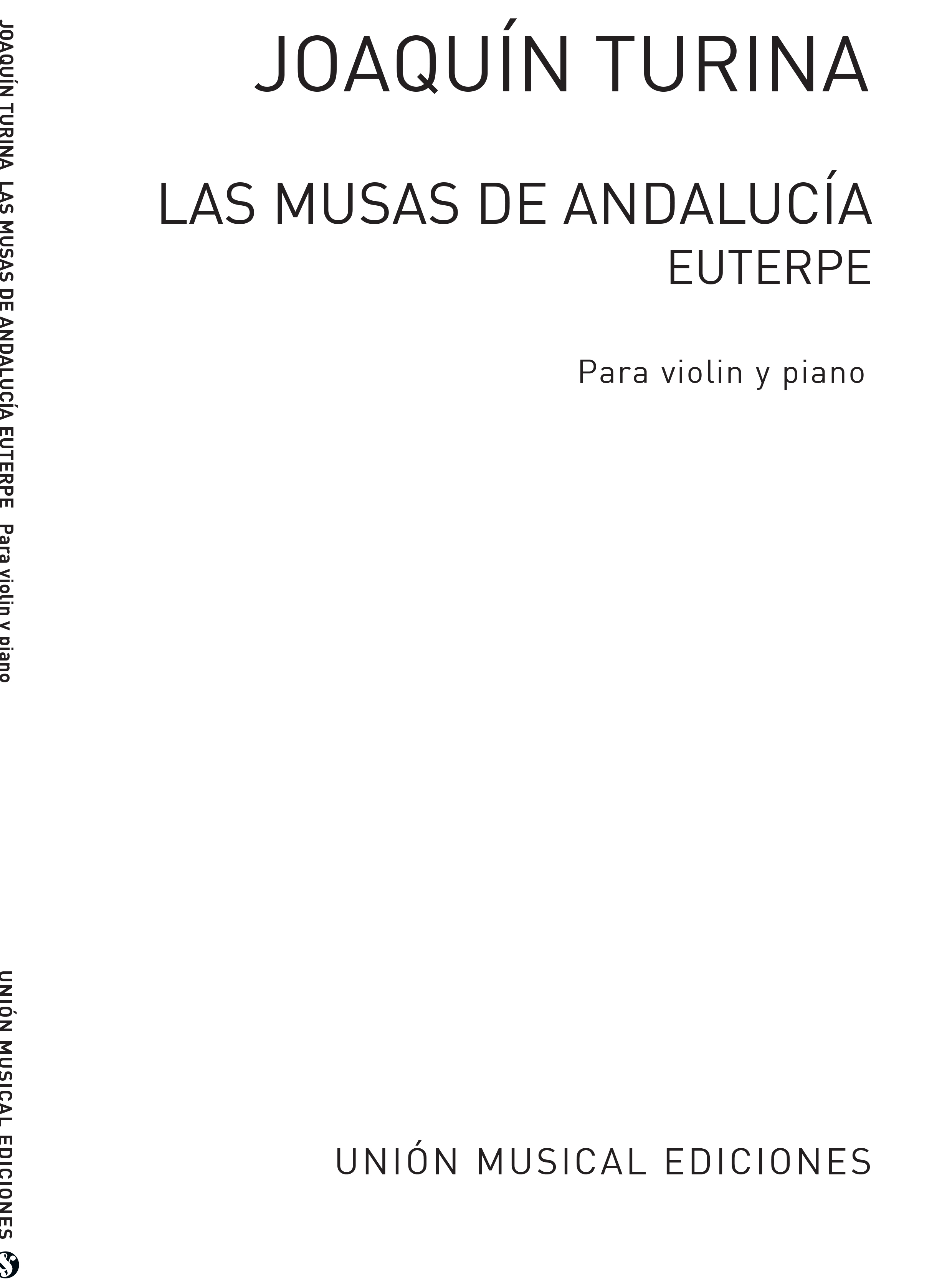 Joaqun Turina: Musa De Andalucia No2 Euterpe Piano: Piano: Instrumental Work
