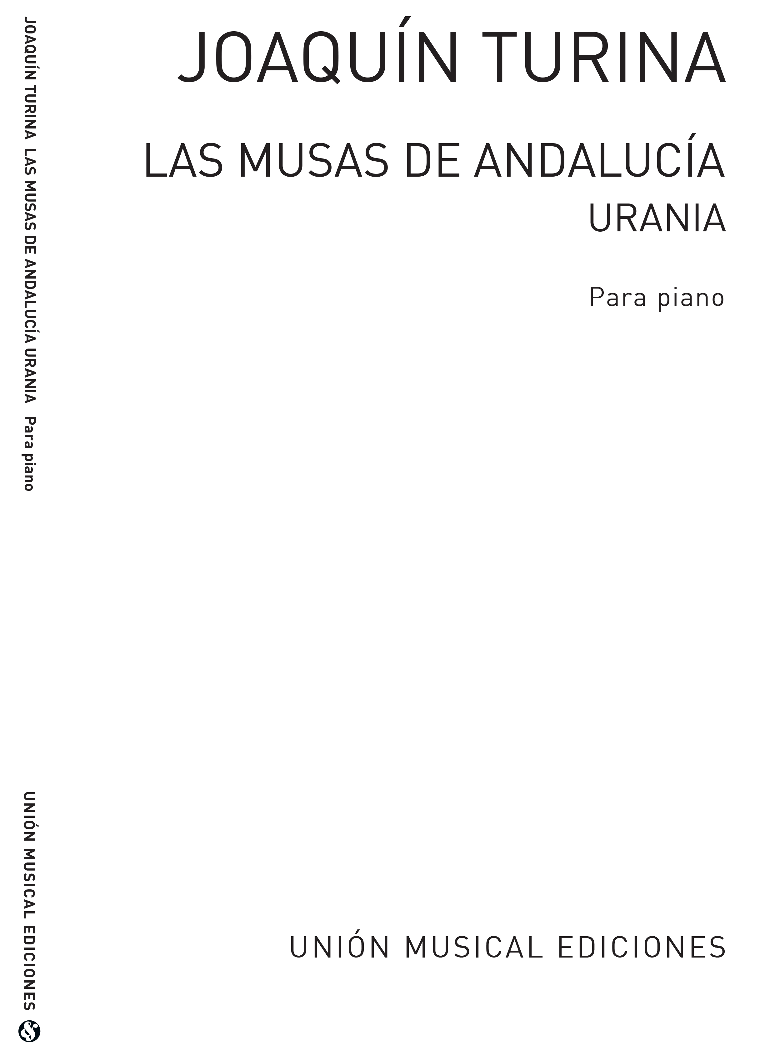 Joaqun Turina: Musas De Andalucia No.7 Piano: Piano: Instrumental Album