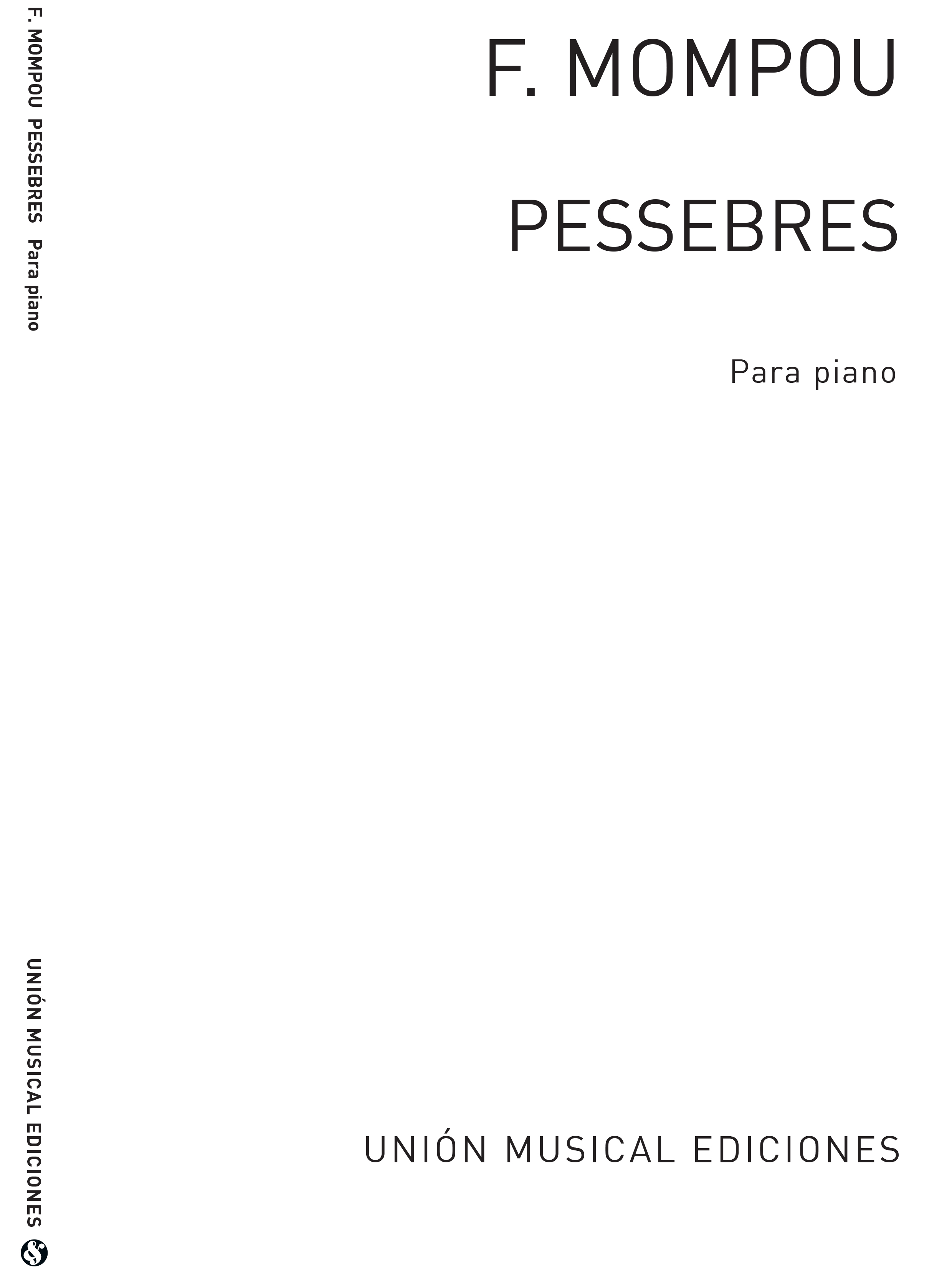 Frederic Mompou: Pessebres Piano: Piano: Instrumental Album