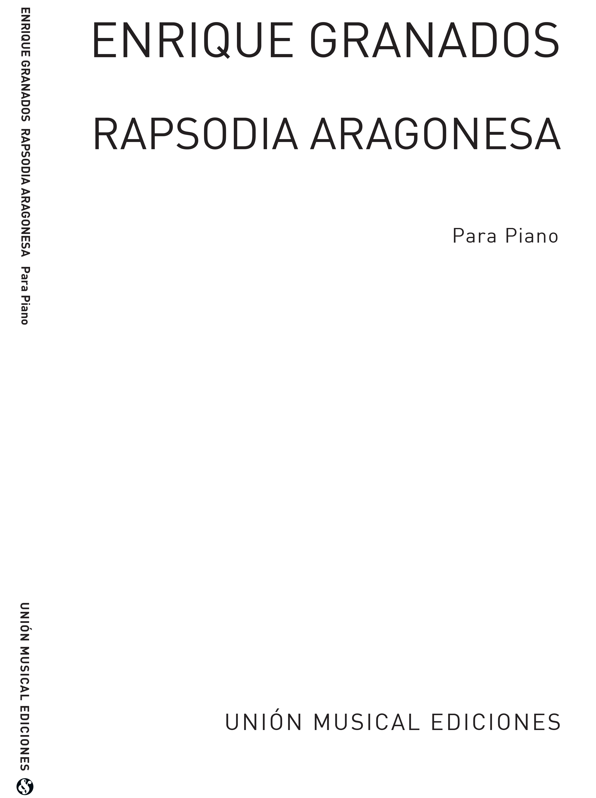 Enrique Granados: Rapsodia Aragonesa For Piano: Piano: Instrumental Work