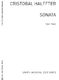 Cristobal Halffter: Sonata For Piano: Piano: Score