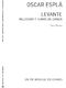 Oscar Espla: Levante Melodias Y Temas De Danza Piano: Piano: Instrumental Album