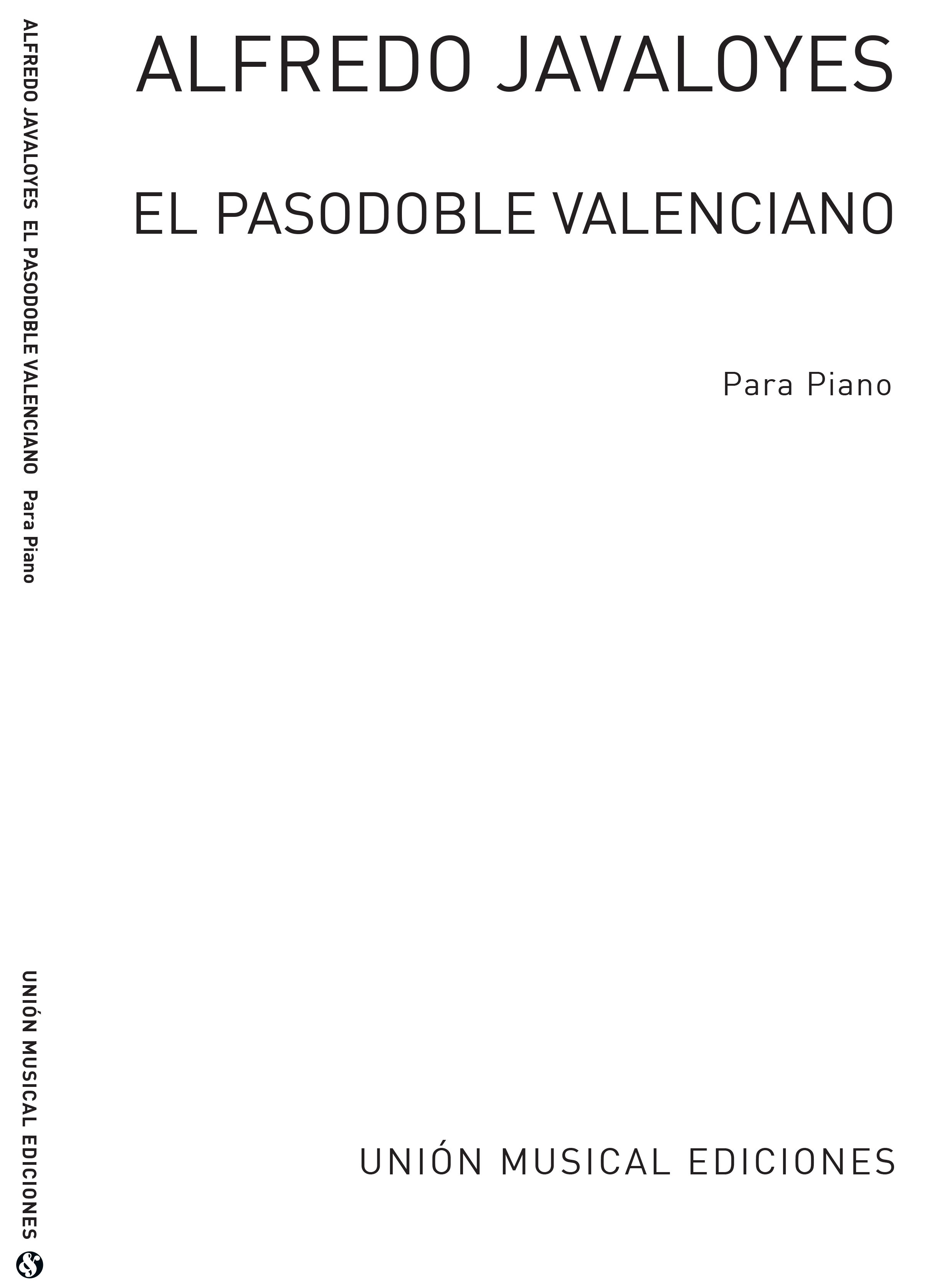 Isaac Albéniz: Pasodoble Valenciano Piano Album: Piano: Instrumental Album