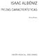Isaac Albniz: Piezas Caracteristicas op. 92: Piano: Instrumental Work