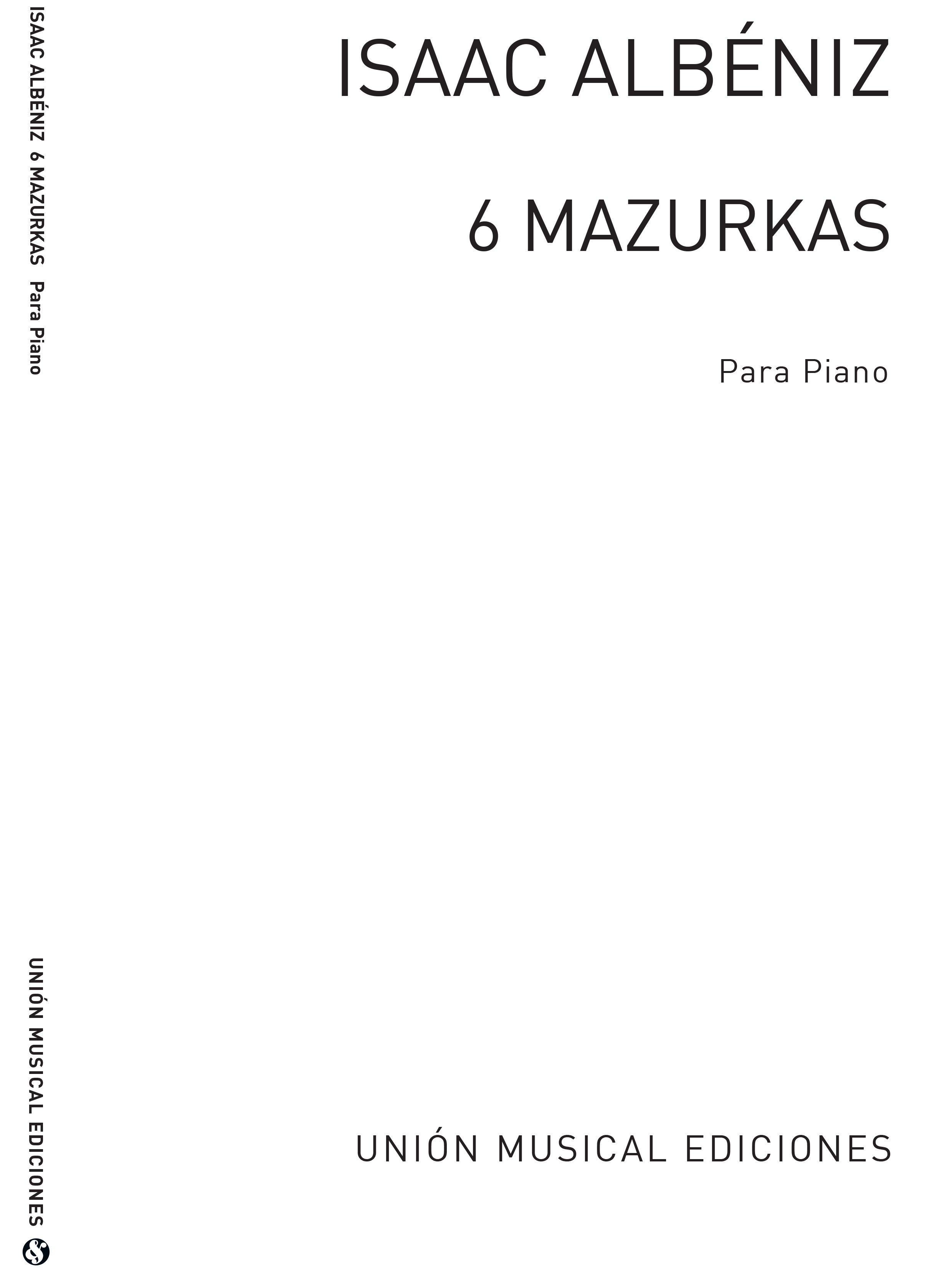 Isaac Albniz: Mazurkas De Salon Op.66 Complete For Piano: Piano: Instrumental