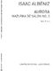Isaac Albniz: Aurora No.3 From Mazurkas De Salon Op.66: Piano: Instrumental
