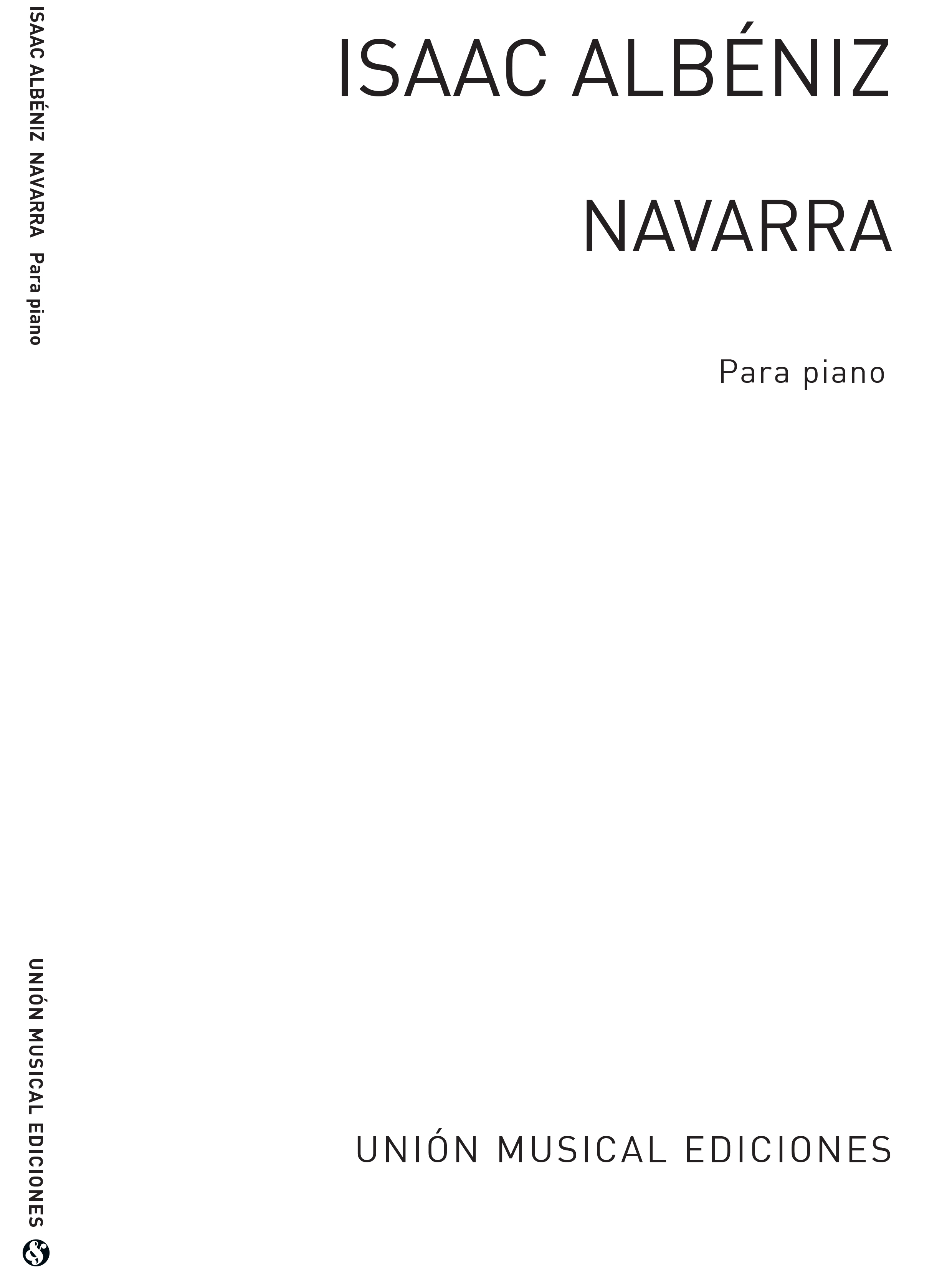 Isaac Albniz: Navarra Op. Post. Completed By Severac (Piano): Piano: