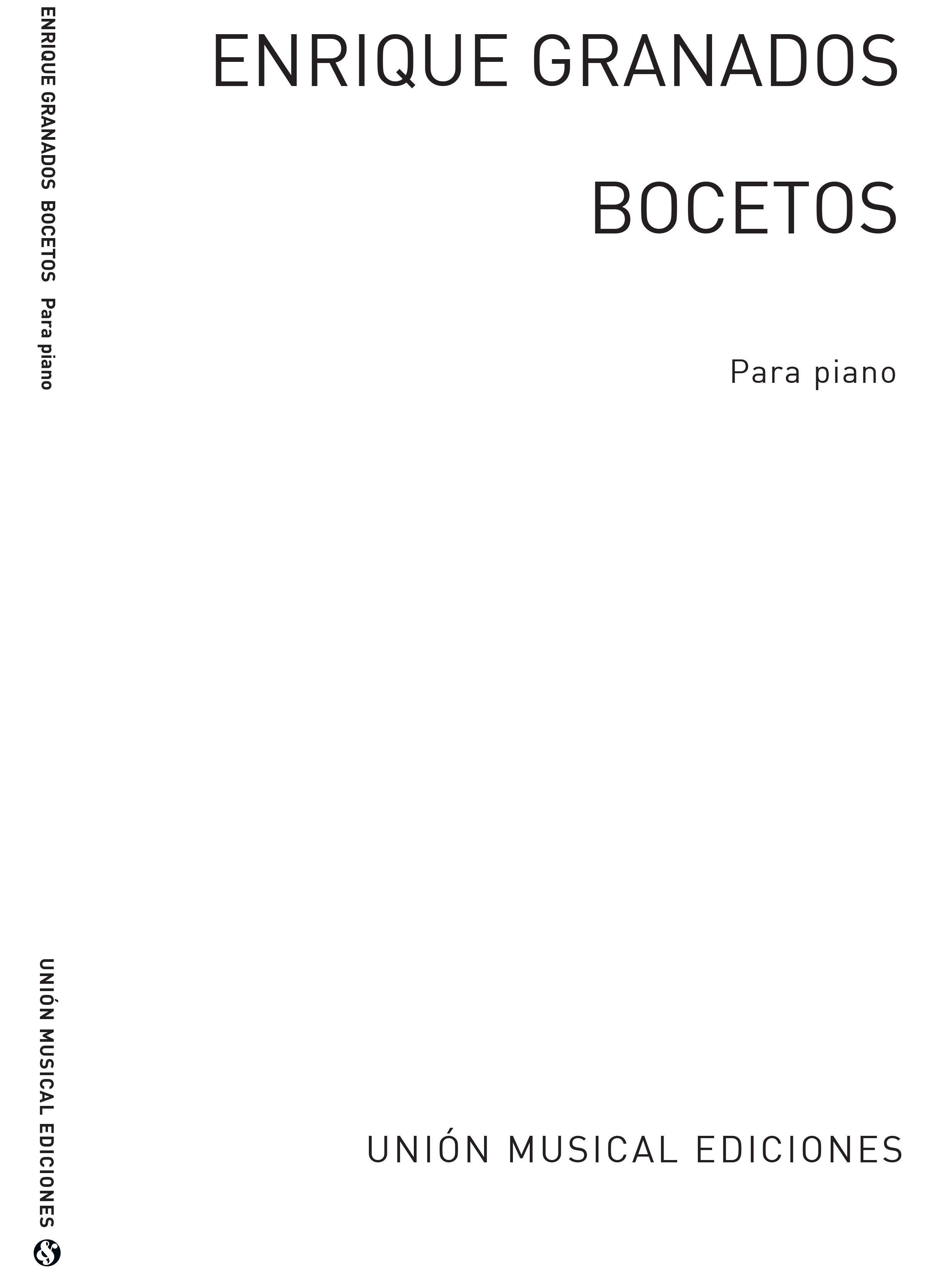 Enrique Granados: Bocetos: Piano: Instrumental Album