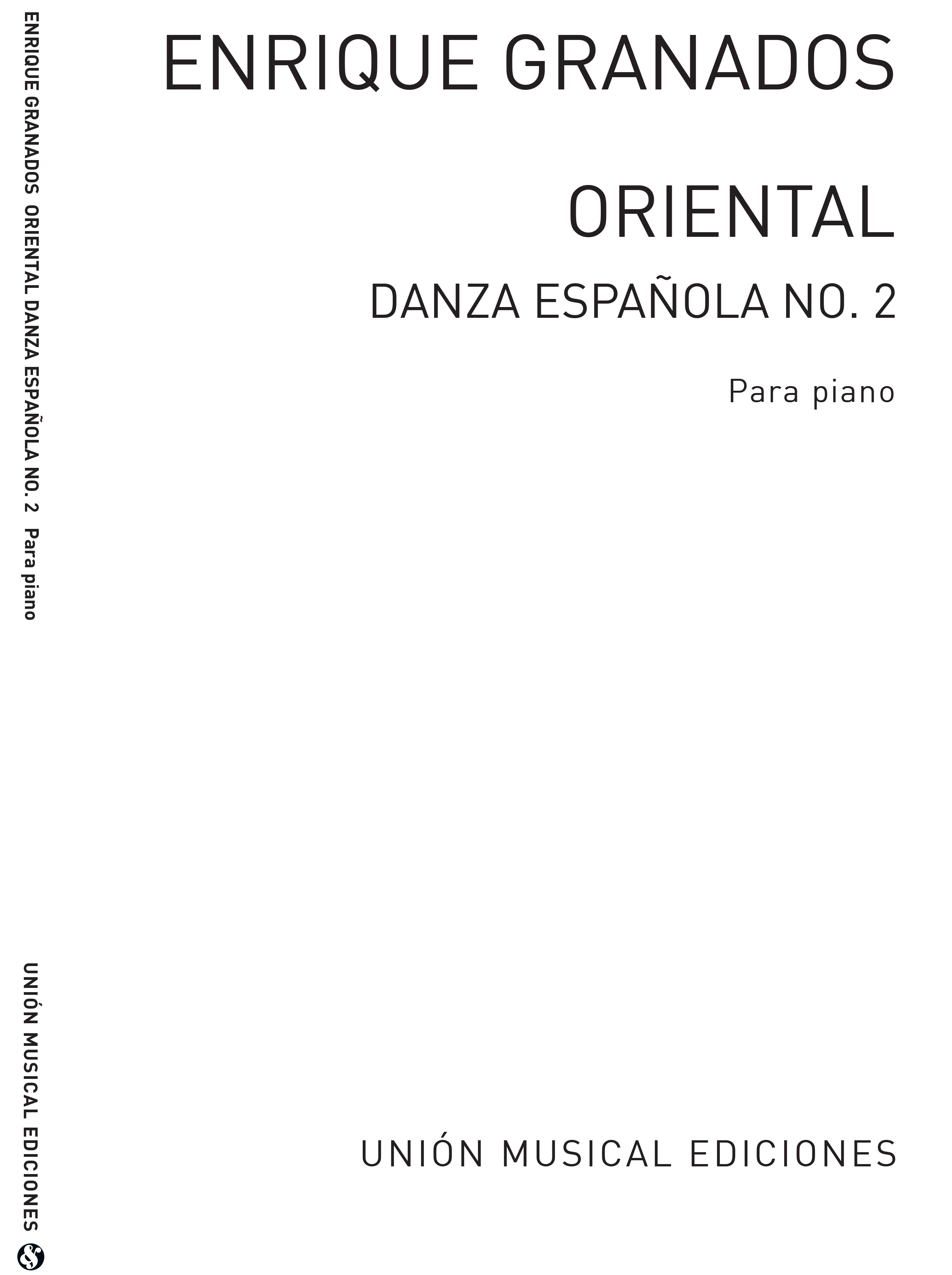Enrique Granados: Danza Espanola No.2 Oriental: Piano: Instrumental Album