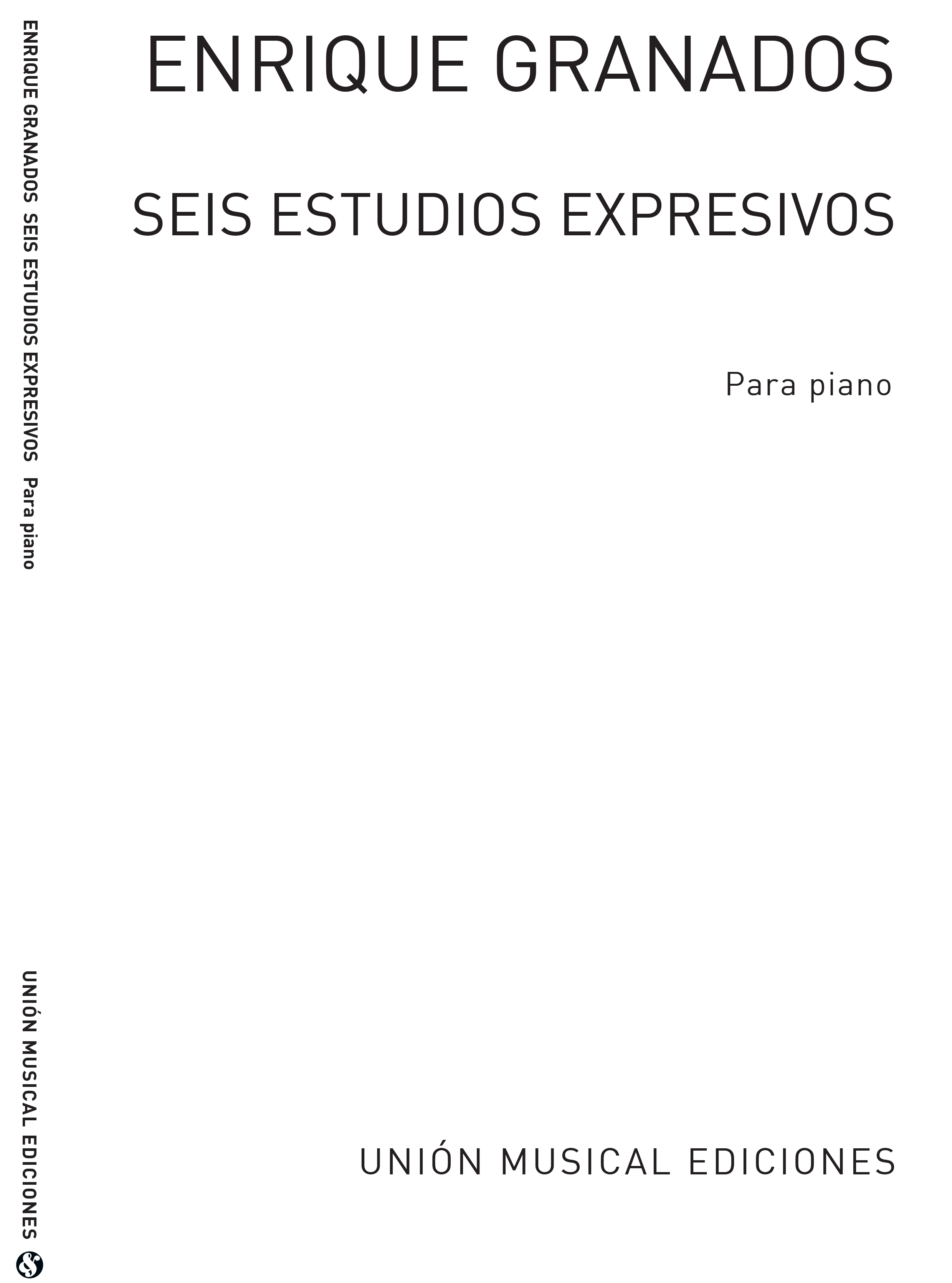 Enrique Granados: Seis Estudios Expresivos for Piano: Piano: Instrumental Work