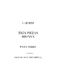 Jesus Guridi: Tres Piezas Breves Piano: Piano: Instrumental Album