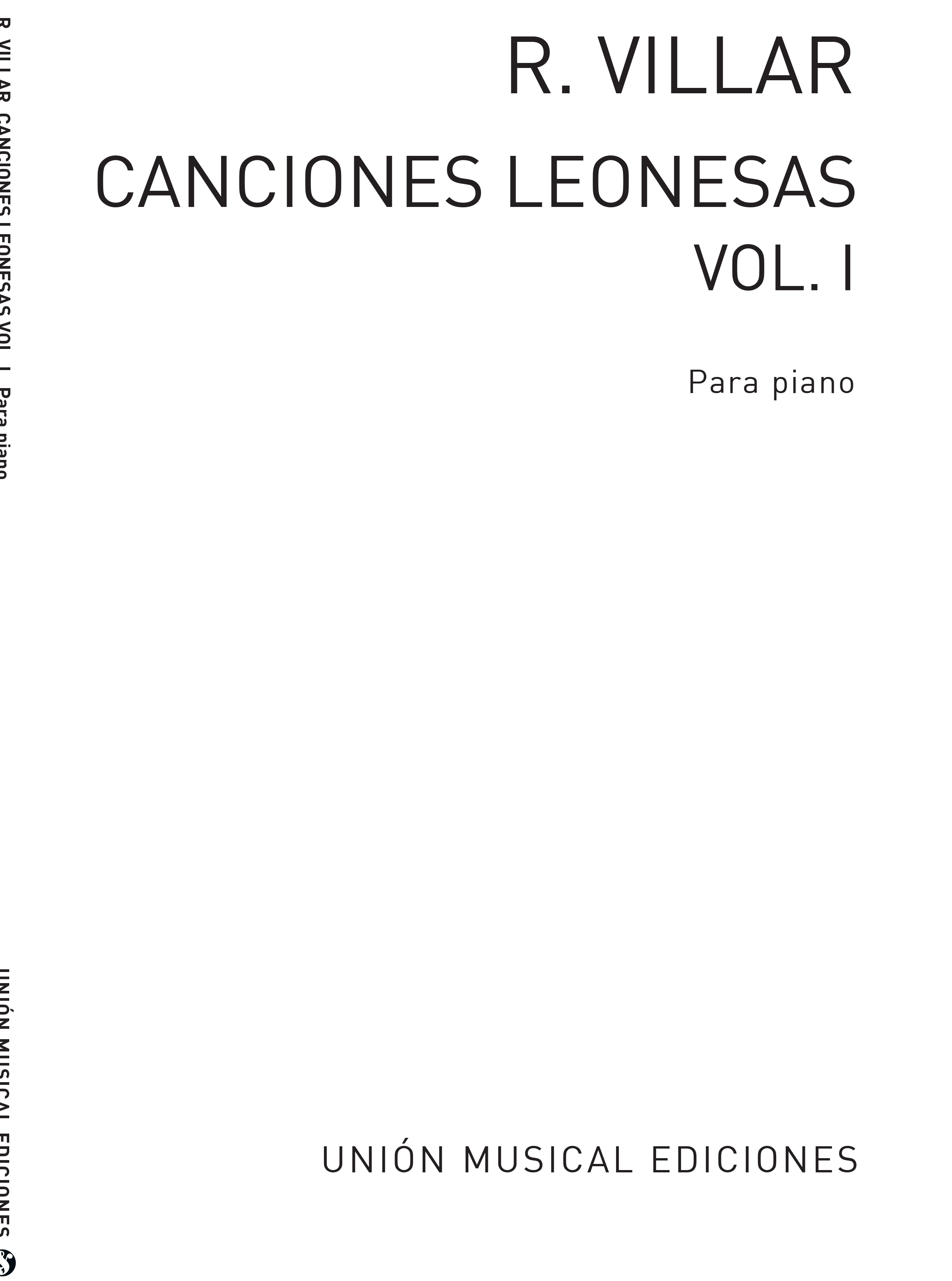 Rogelio Villar: Canciones Leonesas Vol.1: Piano: Instrumental Album