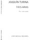 Joaquín Turina: Turina Tres Arias: Voice: Mixed Songbook