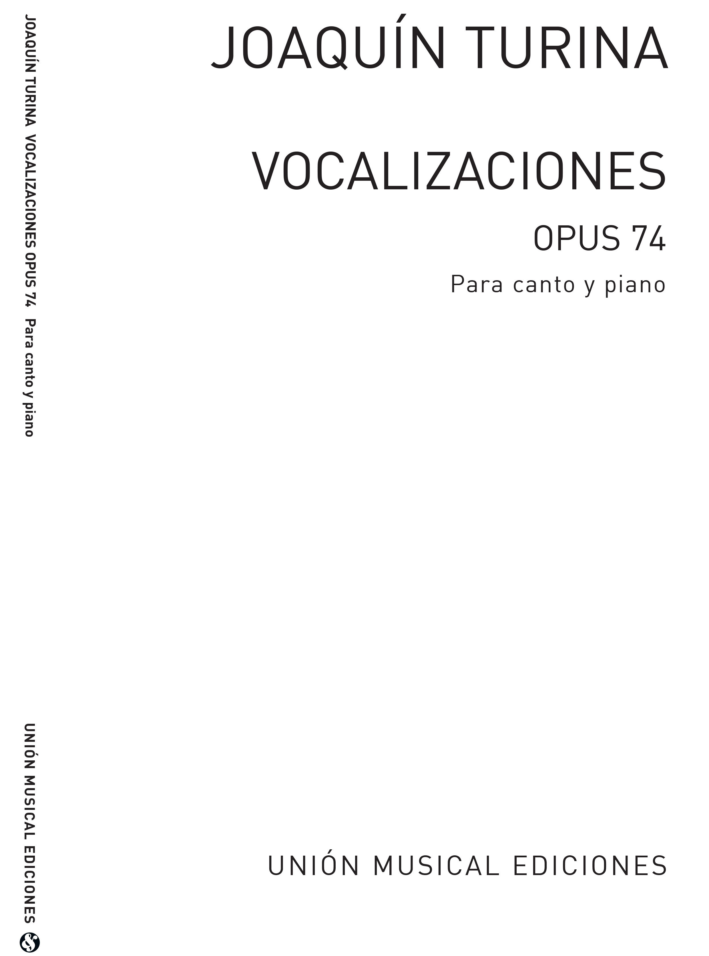 Joaqun Turina: Turina: Vocalizaciones Op.74: Chamber Ensemble: Instrumental