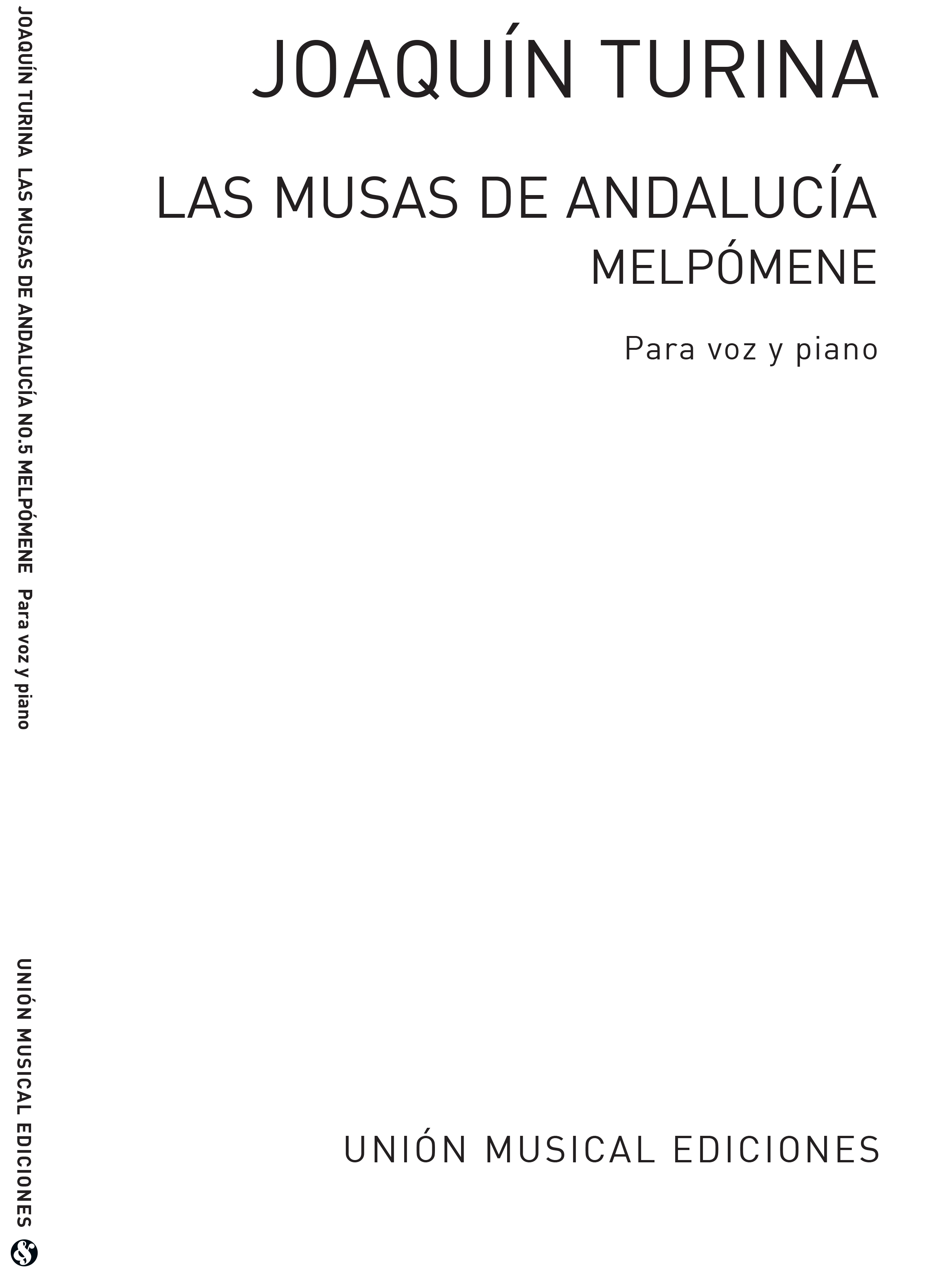 Joaqun Turina: Melpomene De Las Musas De Andalucia: Voice: Instrumental Work