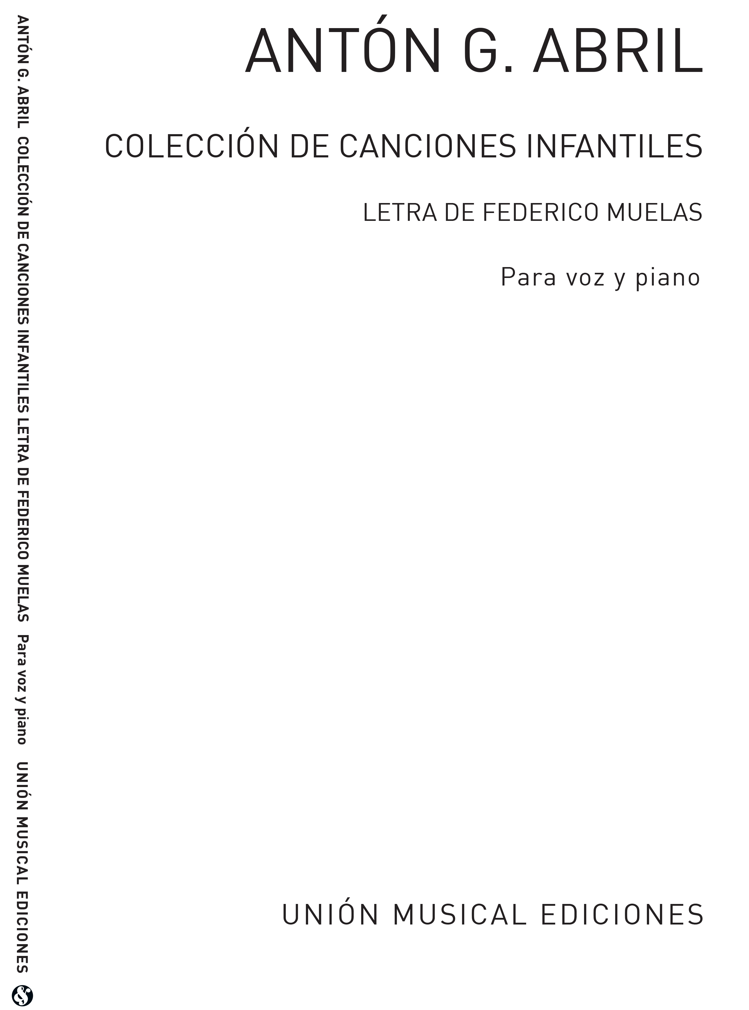 Anton Garcia Abril: Coleccion De Canciones Infantiles: Voice: Vocal Album