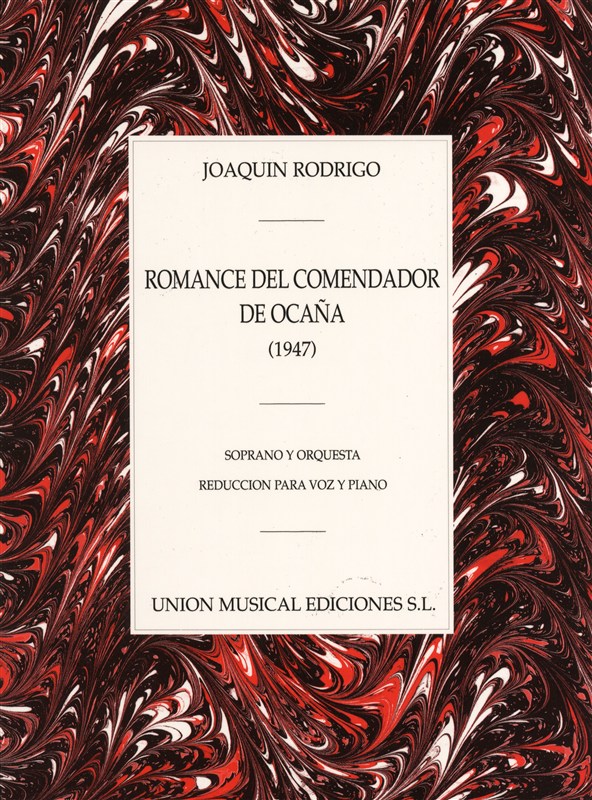 Joaqun Rodrigo: Romance Del Comendador De Ocana: Voice: Vocal Work
