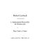 Robert Gerhard: L'Infantament Meravellos De Schahrazada: Voice: Vocal Work