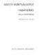 Xavier Montsalvatge: Habaneras De La Costa Brava: Voice: Mixed Songbook