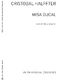 Cristobal Halffter: Cristobal Halffter: Misa Ducal (SATB/Organ): SATB: Vocal