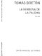 Tomas Breton: La Verbena De La Paloma (Libretto): Opera: Libretto
