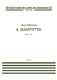 Vagn Holmboe: String Quartet No.4: String Quartet: Score