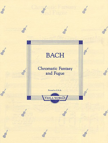 Johann Sebastian Bach: Chromatic Fantasy And Fugue: Viola: Instrumental Work