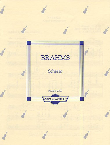 Johannes Brahms: Scherzo: Viola: Instrumental Work