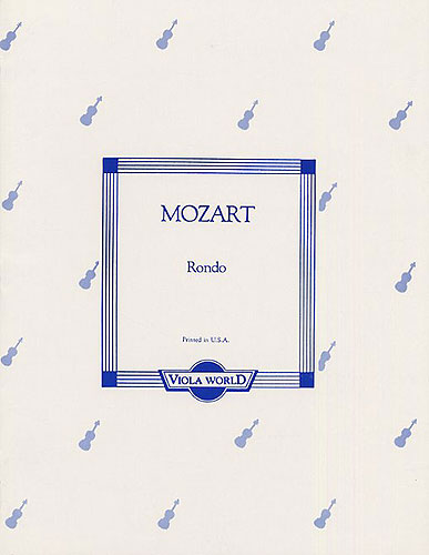 Wolfgang Amadeus Mozart: Rondo For Viola And Piano: Viola: Instrumental Work