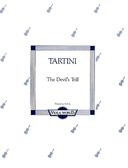 Giuseppe Tartini: The Devil's Trill: Viola: Instrumental Work
