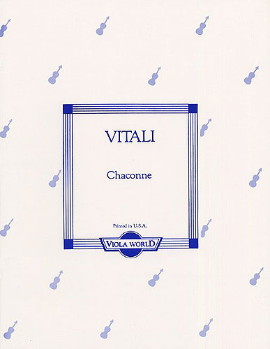 Tomaso Antonio Vitali: Chaconne (Viola/Piano): Viola: Instrumental Work