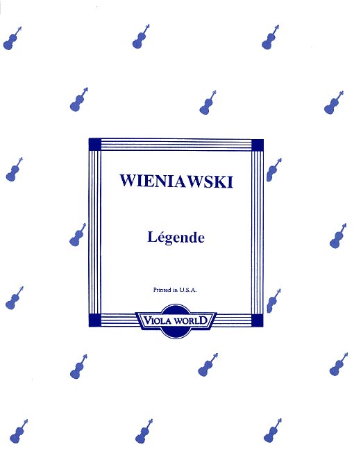 Henryk Wieniawski: Legende (Viola): Viola: Instrumental Work