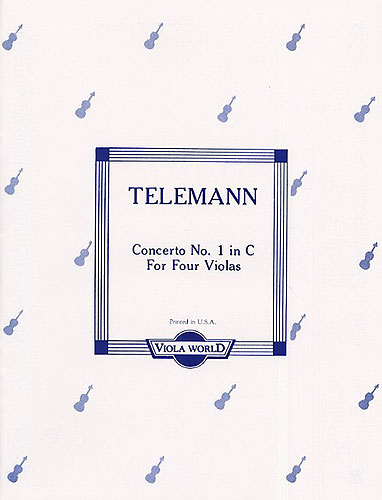 Georg Philipp Telemann: Concerto No.1 In C: String Ensemble: Score and Parts