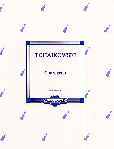 Pyotr Ilyich Tchaikovsky: Canzonetta: Viola: Instrumental Album