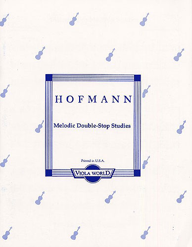 Richard Hofmann: Melodic Double-Stop Studies Op.96 (Viola): Viola: Study