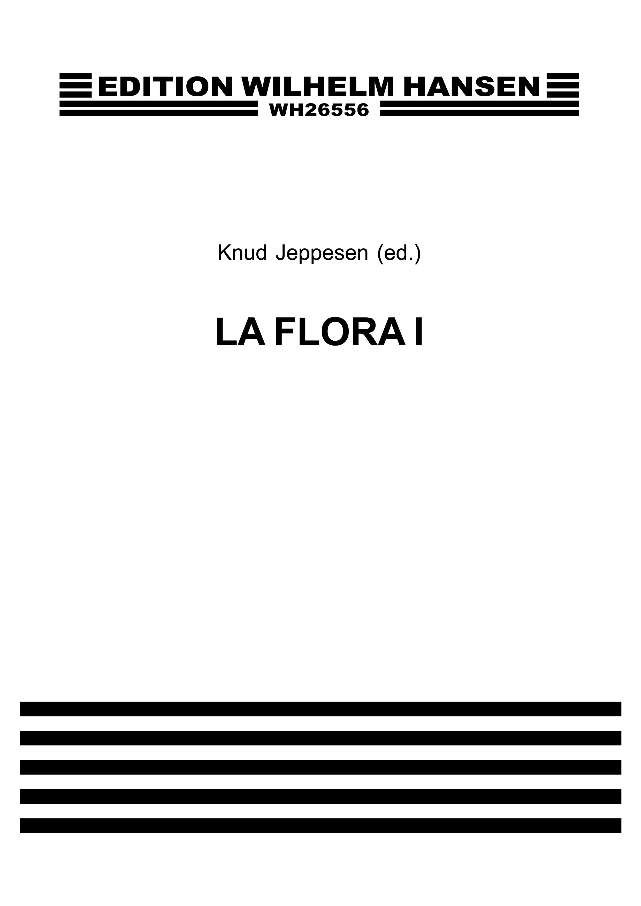 Knud Jeppesen: La Flora - Volume 1: High Voice: Mixed Songbook