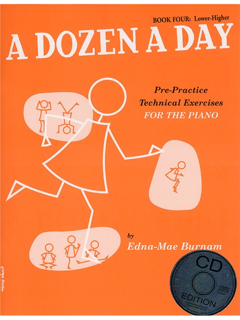 Edna Mae Burnam: A Dozen A Day Book Four - Lower-Higher: Piano: Instrumental