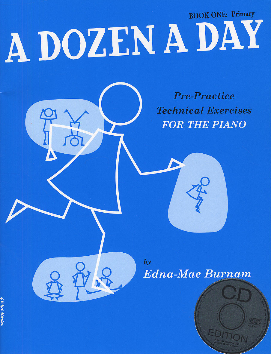 William Gillock: A Dozen a Day Book 1 + CD Primary: Piano: Instrumental Tutor