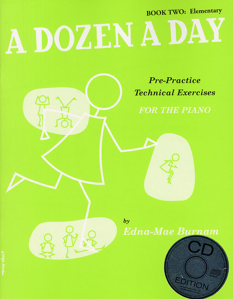Edna Mae Burnam: A Dozen a Day Book 2 + CD: Piano: Instrumental Tutor